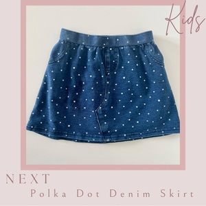 2 for $10/Next Polka Dot Denim Skirt